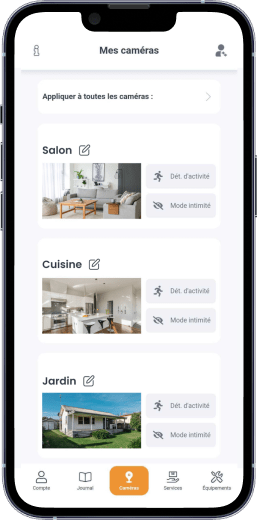 Ecran camera app kiwatch