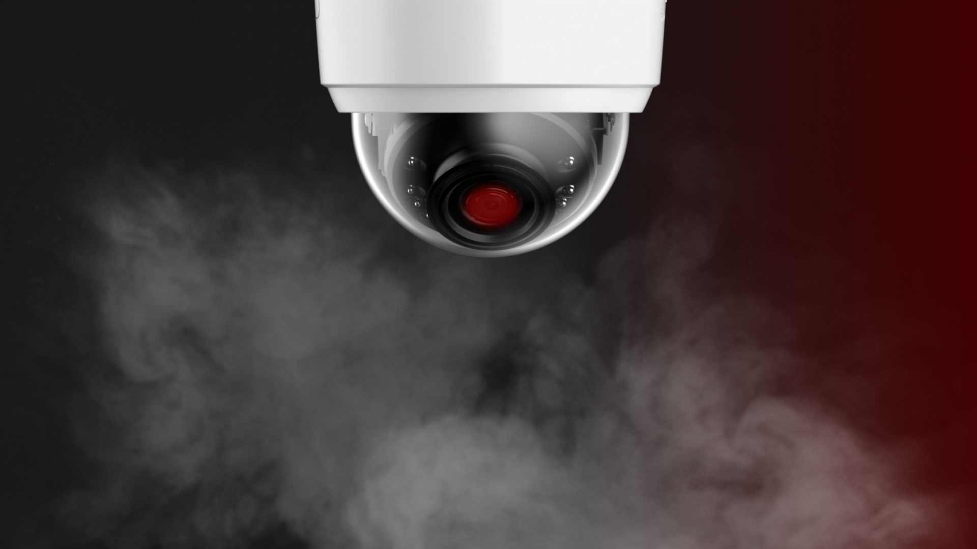 Caméra de surveillance dôme réseau extérieure ir anti-vandalisme